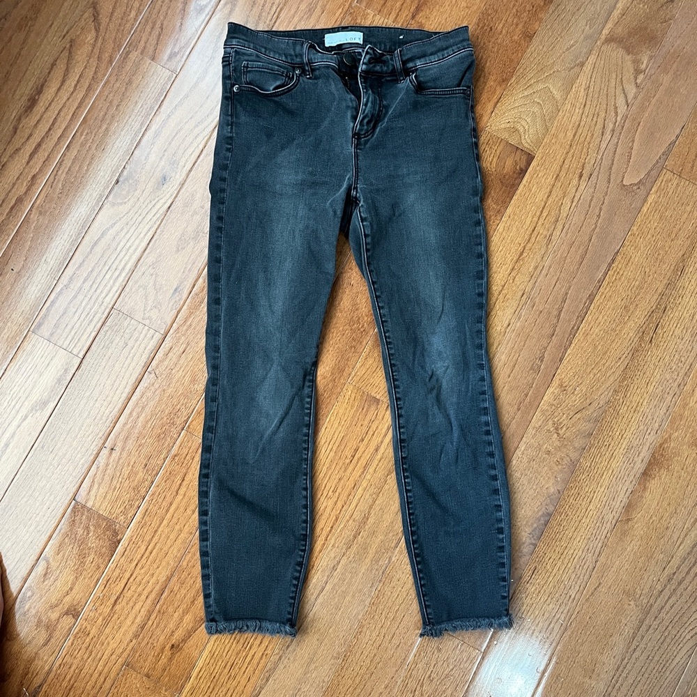 Women’s LOFT Black Ankle Jeans